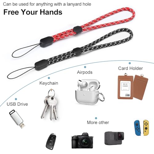 Limvory Cell Phone Lanyard, 5 Pack Adjustable Phone Wrist Strap with 5 Pack Tether Tab fit iPhone and Most Cell Phones - Image 5