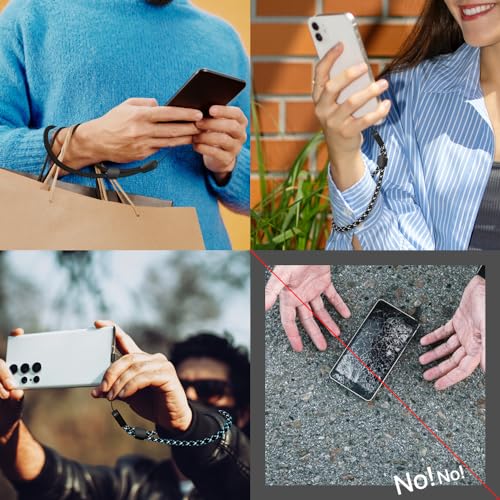 Limvory Cell Phone Lanyard, 5 Pack Adjustable Phone Wrist Strap with 5 Pack Tether Tab fit iPhone and Most Cell Phones - Image 2