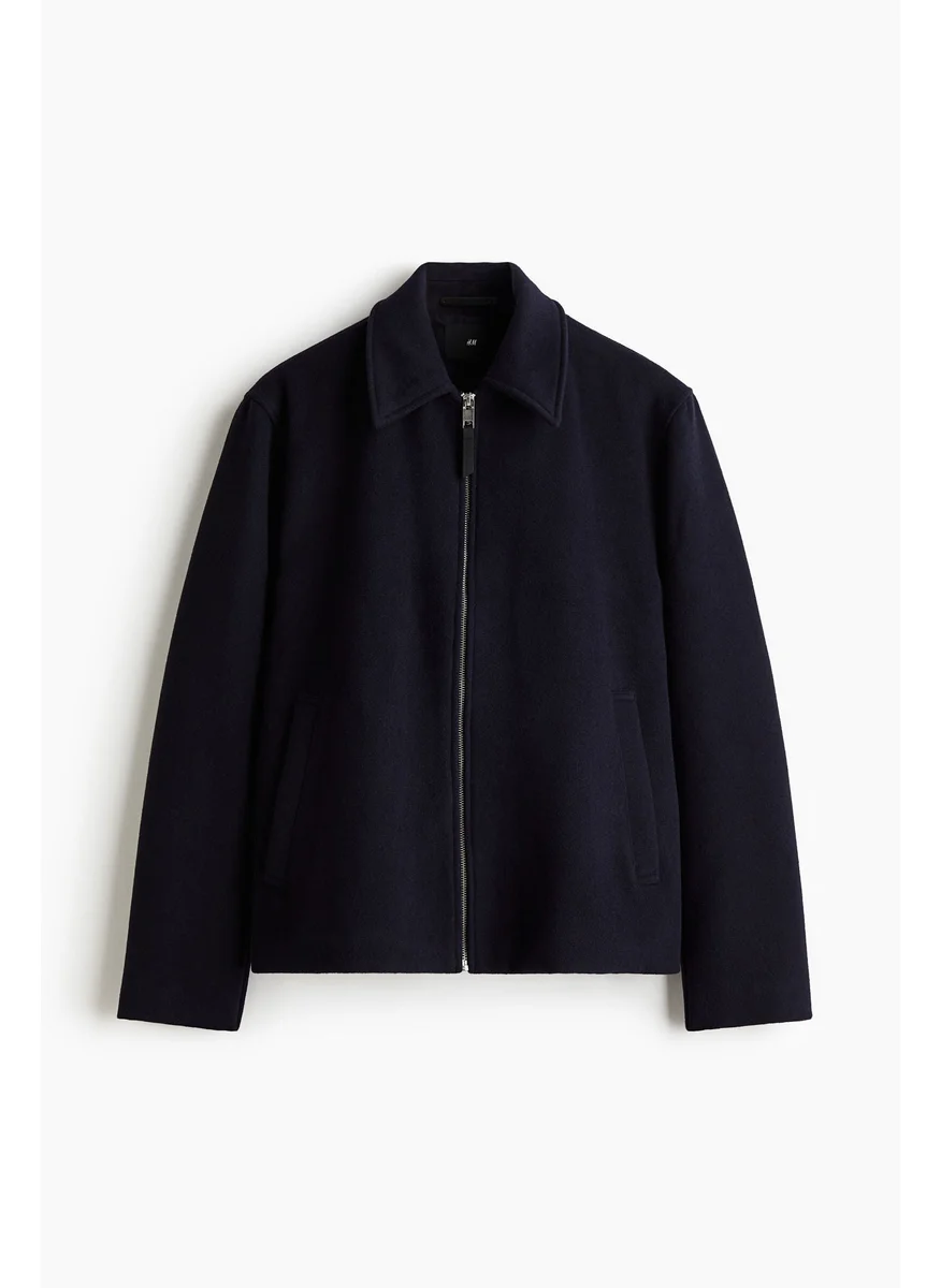 H&M Regular Fit Wool-Blend Shacket