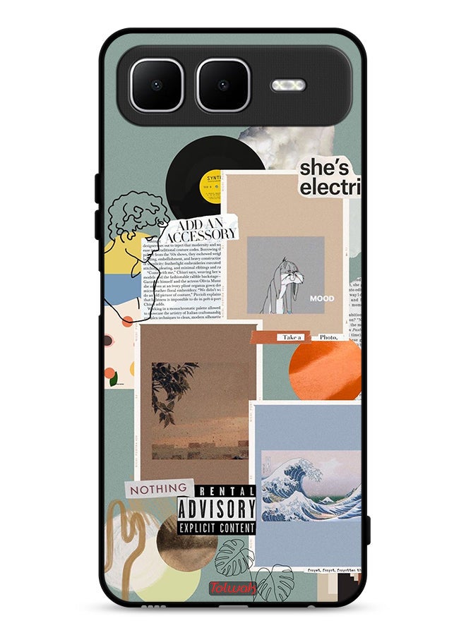 Tolwak Infinix Smart 10 Plus Protective Case Cover She Is Electric