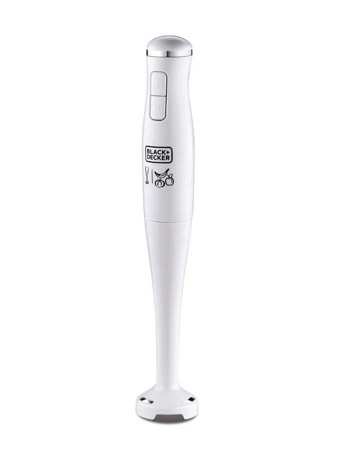 BLACK+DECKER Stick Hand Blender with Calibrated Beaker and Dual Variable Speed Control SB2500-B5 White - Image 2