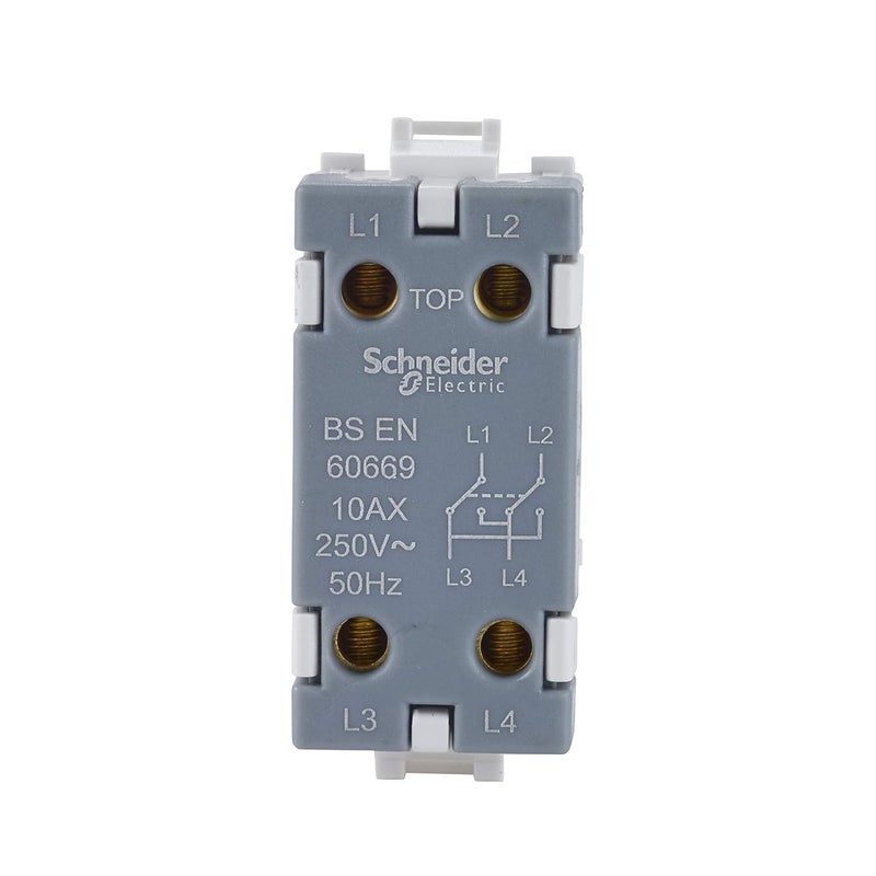 Schneider Electric 1-Pole Switch Module - White - Image 4