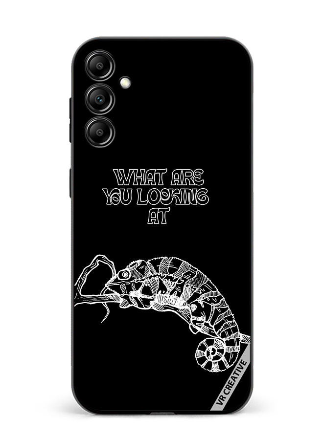 VR CREATIVE Protective Case Cover For Samsung Galaxy M14 Sleeping Chameleon Design Multicolour - Image 1
