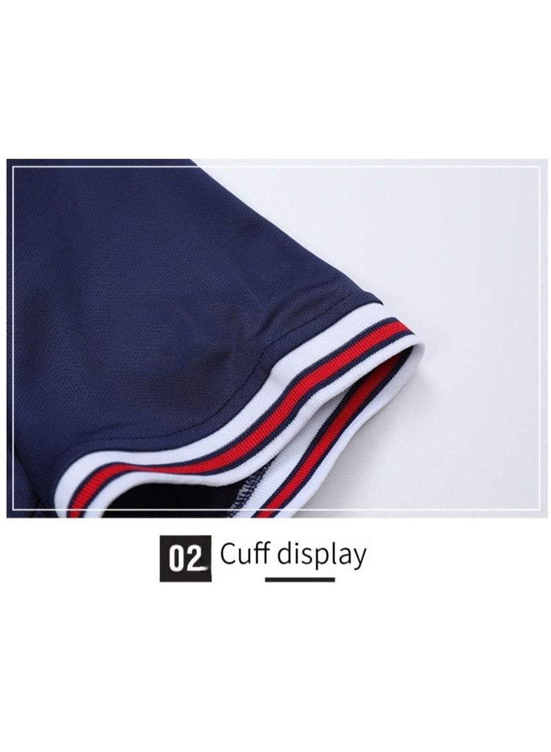 M MIAOYAN M MIAOYAN New Season Football Club Football Uniform Suit Men's and Women's Short-sleeved Football Jersey  - Image 5