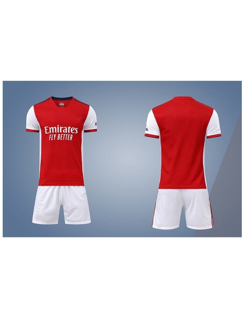 M MIAOYAN M MIAOYAN New Season Football Club Football Uniform Suit Men's and Women's Short-sleeved Football Jersey  - Image 1