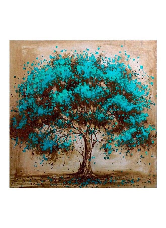 Generic Tree Resin Rhinestone Mosaic Cross Stitch Wall Decor Multicolour 25 x 25cm  - Image 1
