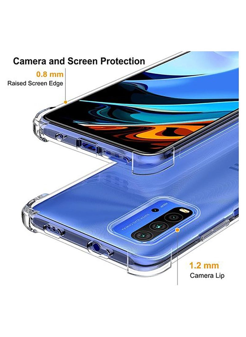 ماركة غير محددة - جراب شفاف ومضاد للصدمات لهاتف شاومي ريدمي 9 تي Xiaomi redmi 9t - Image 1