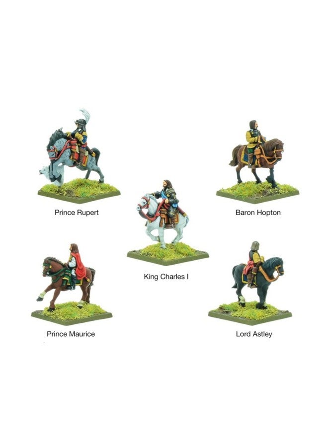 Warlord Games Pike & Shotte Epic Battles - English Civil Wars Royalist Commanders Military Table Top Wargaming Plastic Model Kit 212413001 - Image 3