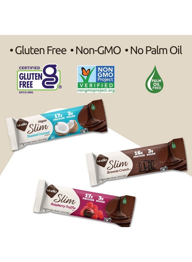 Nugo Slim Dark Chocolate Brownie Crunch, 16g Protein, 2g Sugar, 7g Fiber, Low Net Carb, Keto Friendly, Gluten Free, 24 Count - Image 5