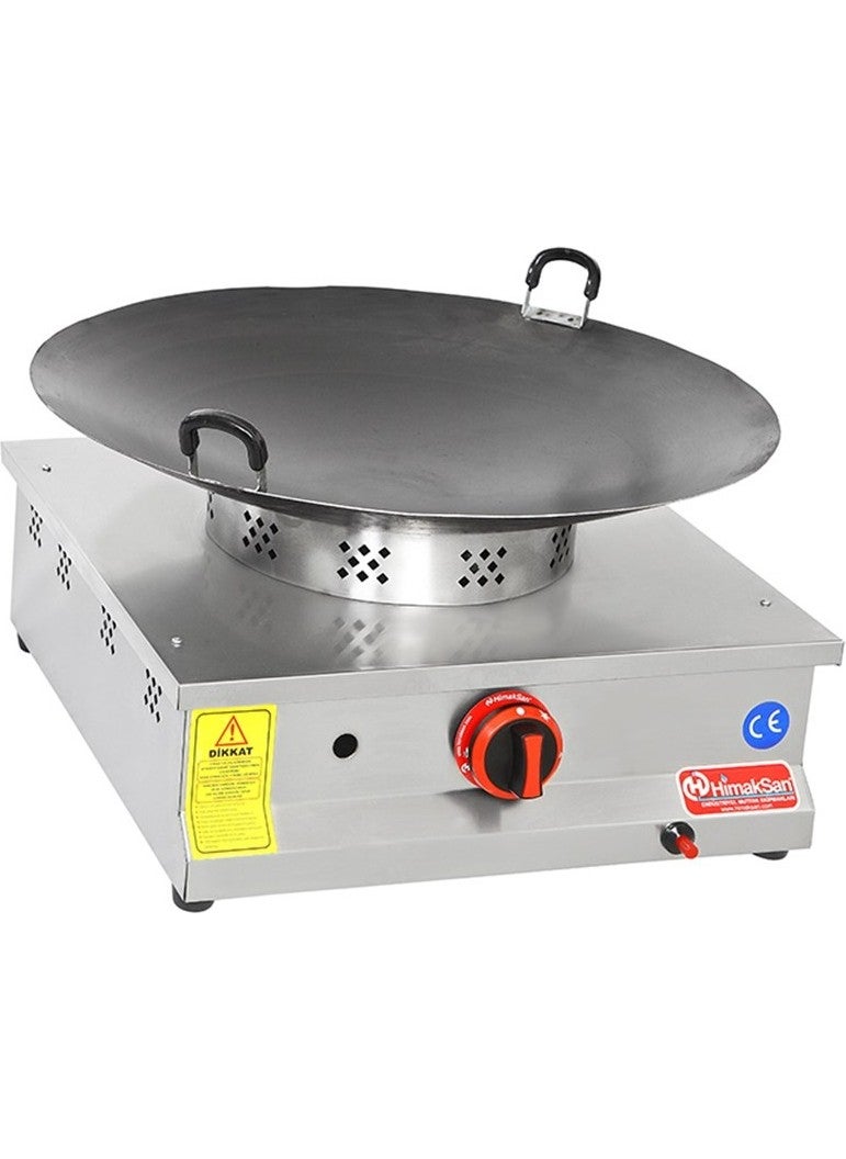 Himaksan Industrial LPG Cylinder Single 55 cm Counter Top Sheet Metal Roasting Furnace 