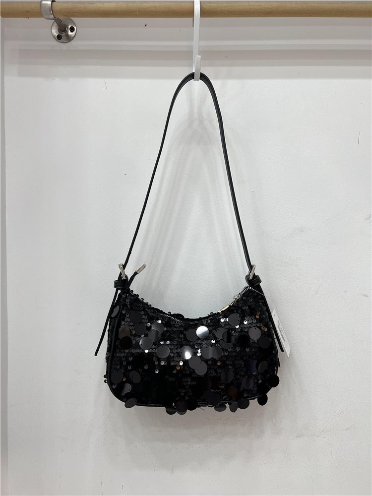 Nisi Personalized Fashionable Sequined Underarm Bag High-Grade Shiny Shoulder Messenger Bag For Women - Image 1