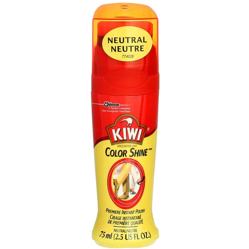 KIWI Leather Premiere Shine Shoe Polish, Neutral 2.5 oz - Image 1