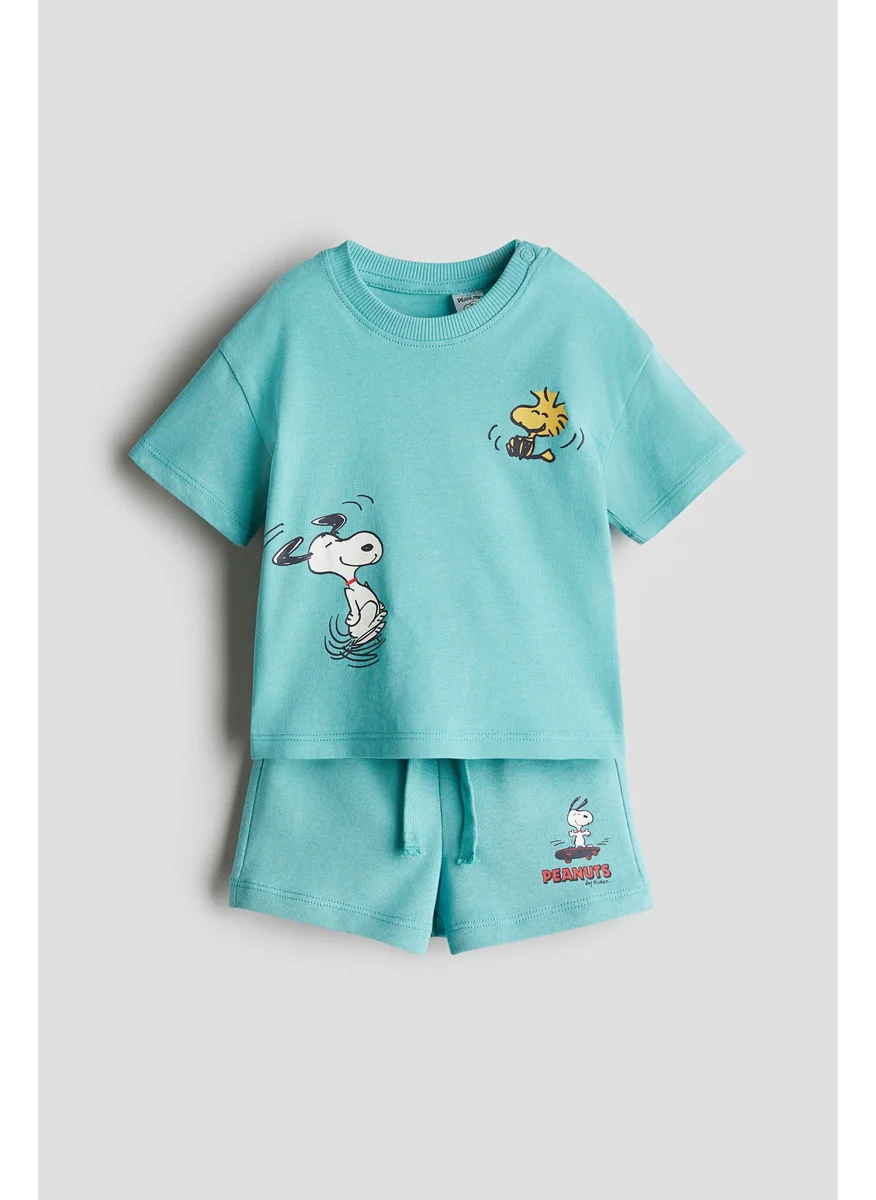 H&M 2-Piece Printed Set