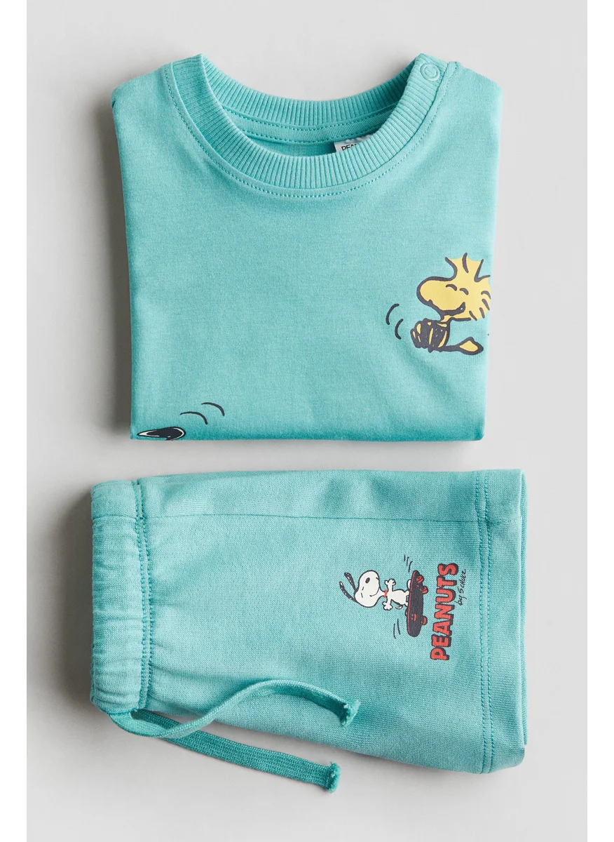 H&M 2-Piece Printed Set