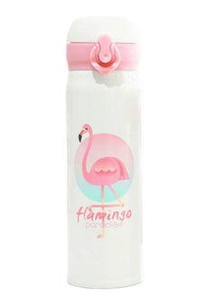 Brain Giggles BrainGiggles 500ml Flamingo Flask Insulated Thermos Stainless Steel Leakproof Water Bottle for Kids  - Image 1