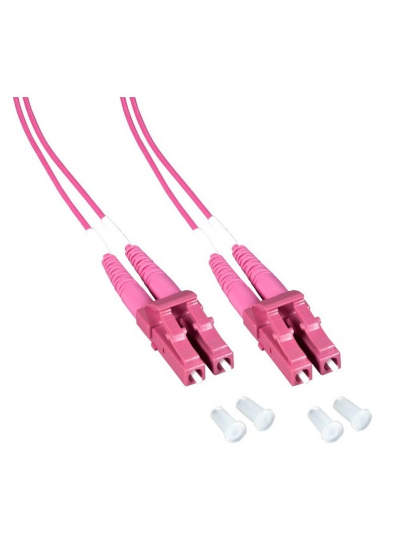 T Tech Fiber Patch Cable LC UPC/LC UPC Dual LSZH 2.0MM OM4 1M 6 PCs  - Image 2