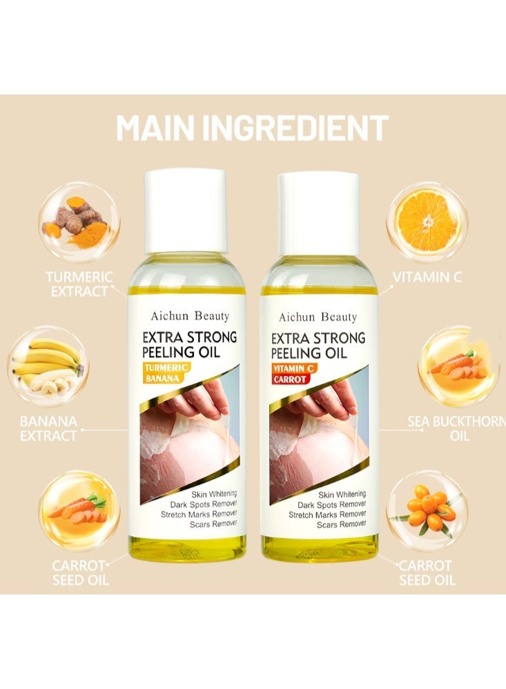 Aichun beauty Extra Strong Peeling Oil ,Peeling Oil for Dark Skin - 110ml - Image 4