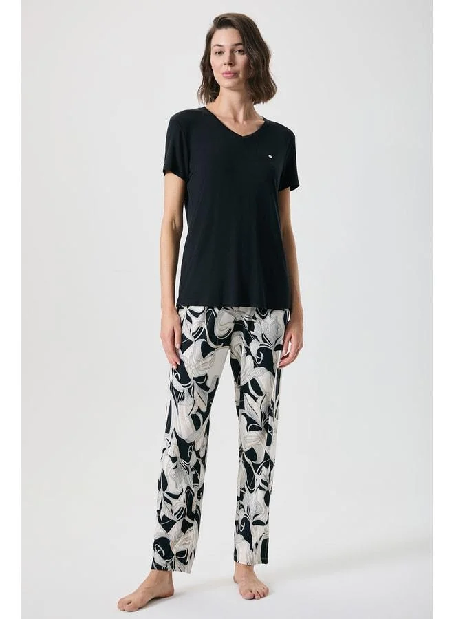 Viscose pajama set.