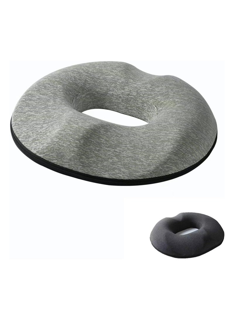 دينكس وسائد مقعد قابلة للتهويةوالجلوس لفترات طويلة - يوصي بها الأطباء، وسادة كرسي المكتب، وسادة مقعد السيارة - وسائد كرسي لتخفيف آلام الظهر وعرق النسا - وسائد مقعد للمكتب - Image 1