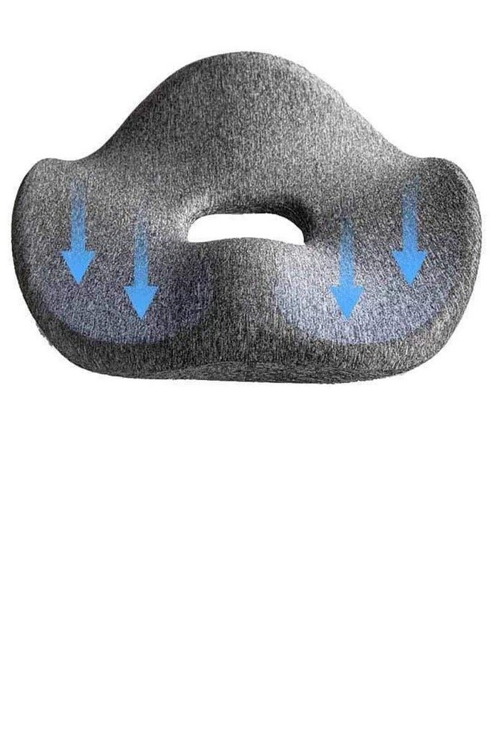 دينكس وسائد مقعد قابلة للتهويةوالجلوس لفترات طويلة - يوصي بها الأطباء، وسادة كرسي المكتب، وسادة مقعد السيارة - وسائد كرسي لتخفيف آلام الظهر وعرق النسا - وسائد مقعد للمكتب - Image 4