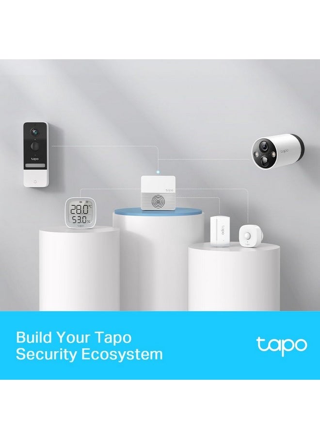 tapo - Tapo Tp-Link H200 Smart Hub With Built-In Chime, Requires 2.4Ghz Wi-Fi, Connect Up To 64 Smart + 4 Camera Devices, Sub-1G Low-Power Wireless Protocol, 512Gb Local Storage - Image 1