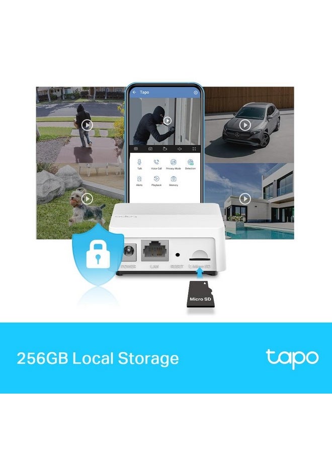 tapo - Tapo Tp-Link H200 Smart Hub With Built-In Chime, Requires 2.4Ghz Wi-Fi, Connect Up To 64 Smart + 4 Camera Devices, Sub-1G Low-Power Wireless Protocol, 512Gb Local Storage - Image 1