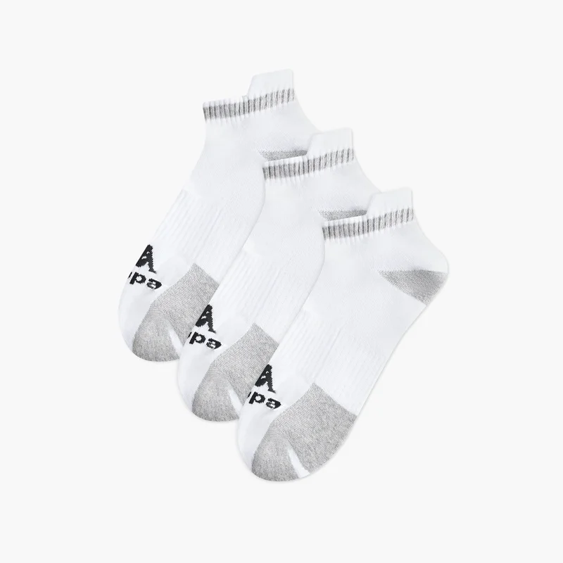 Kappa Set of 3 - Kappa Striped Ankle Length Half Terry Socks