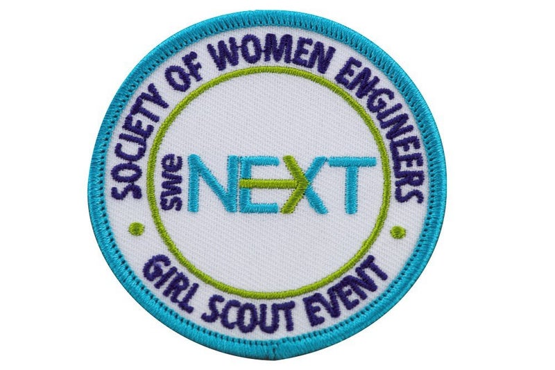 SWE Society of Women Engineers SWENext Girl Scout Event Patches Set of 10