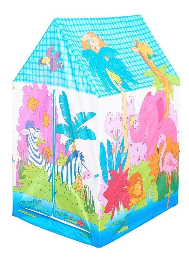 TEMSON Jumbo Size Extremely Light Weight , Water Proof Kids Play Tent House for 10 Year Old Girls and Boys (Jungle House) - Image 1