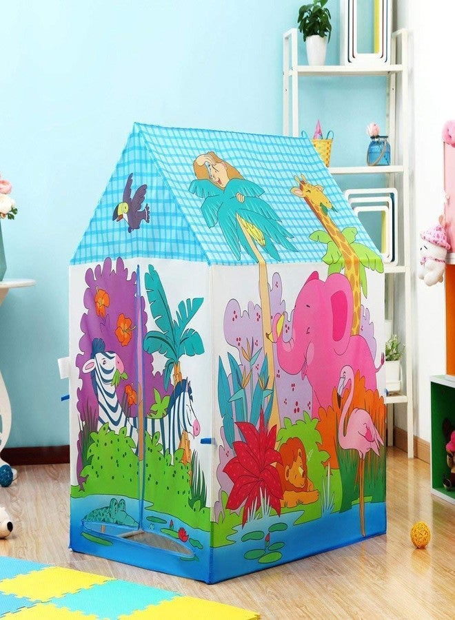 TEMSON Jumbo Size Extremely Light Weight , Water Proof Kids Play Tent House for 10 Year Old Girls and Boys (Jungle House) - Image 2