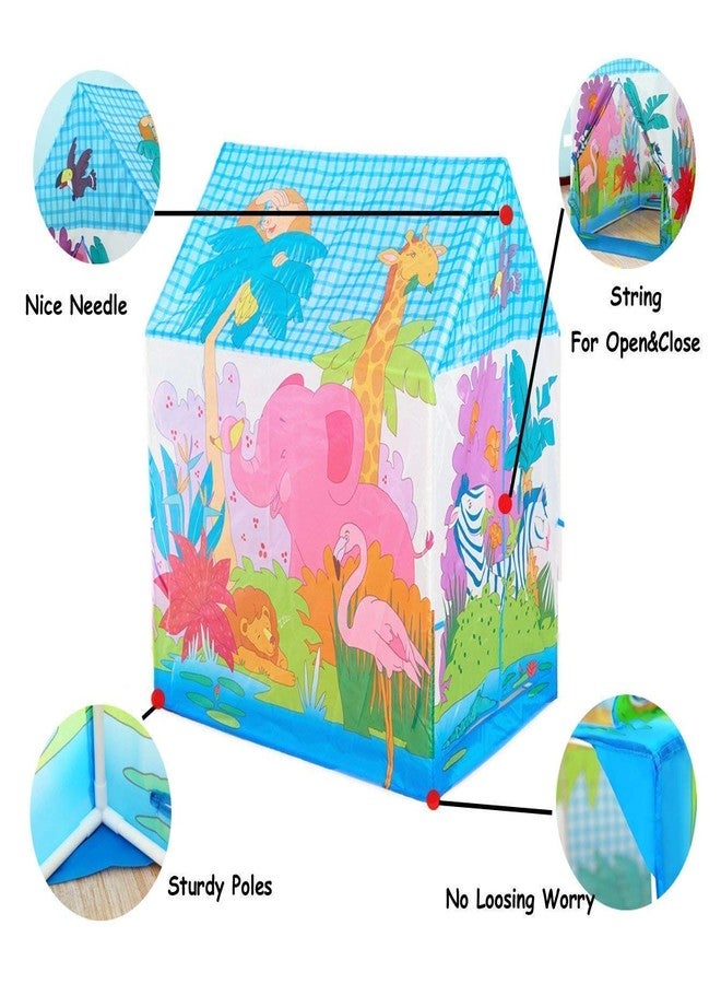TEMSON Jumbo Size Extremely Light Weight , Water Proof Kids Play Tent House for 10 Year Old Girls and Boys (Jungle House) - Image 3