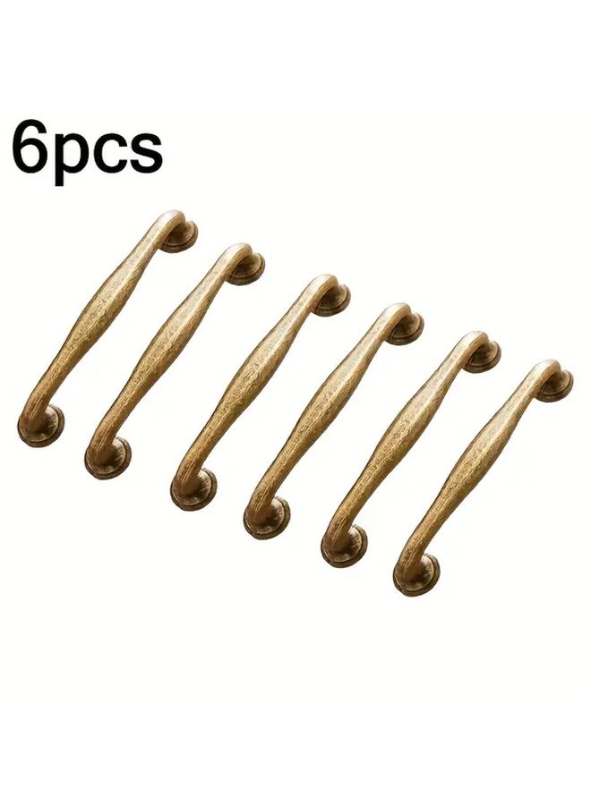Vintage Bronze Cabinet Door Handles Solid Zinc Alloy Pull Knobs Distressed Finish Single Hole Knob - Image 1