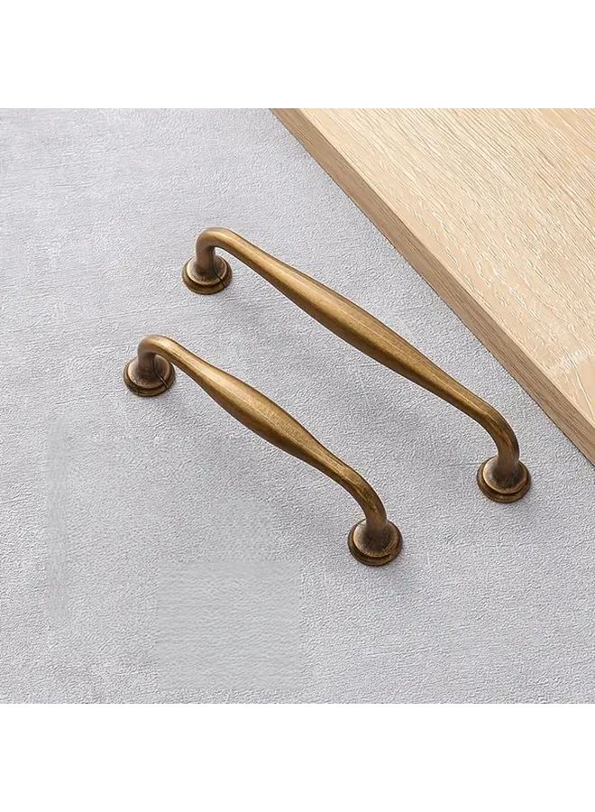 Vintage Bronze Cabinet Door Handles Solid Zinc Alloy Pull Knobs Distressed Finish Single Hole Knob - Image 4