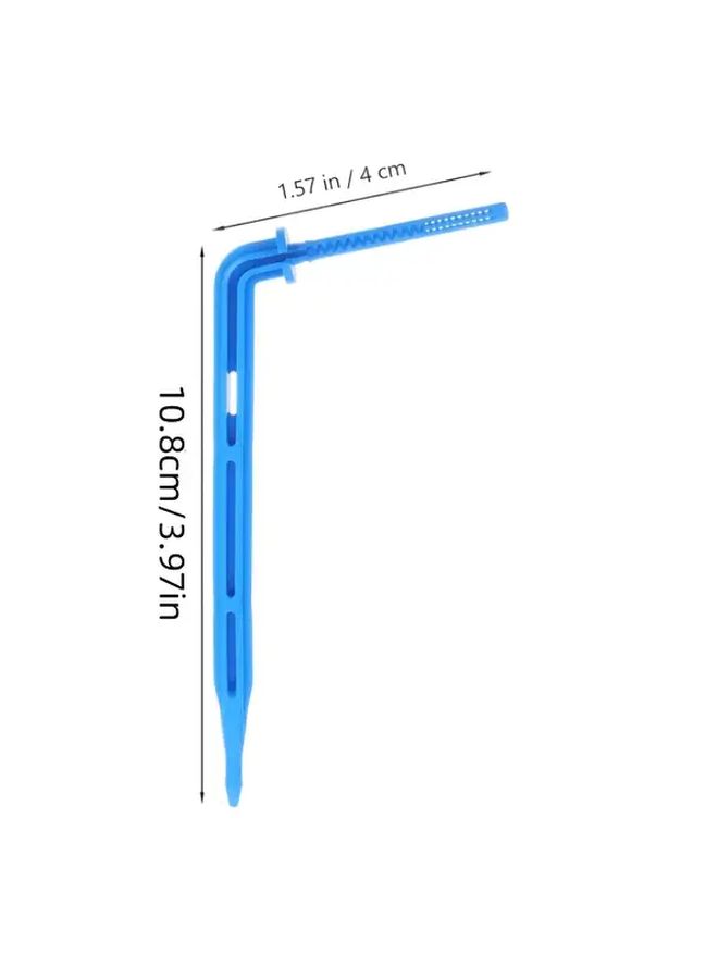 30pcs Greenhouse Blue Curved Arrow Dripper Irrigation Kit Automatic Watering - Image 3