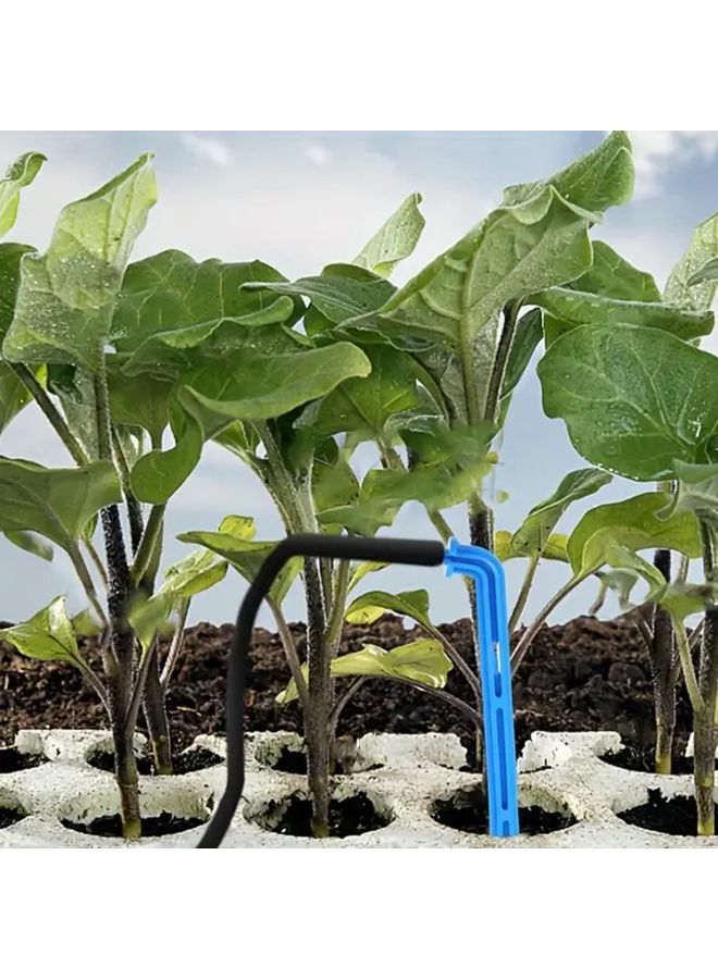 30pcs Greenhouse Blue Curved Arrow Dripper Irrigation Kit Automatic Watering - Image 2