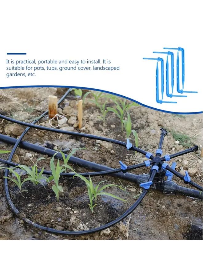 30pcs Greenhouse Blue Curved Arrow Dripper Irrigation Kit Automatic Watering - Image 5