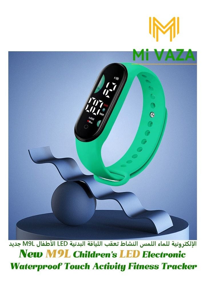 Mi VAZA M9L Children's LED Electronic Waterproof Touch Activity Fitness Tracker - Pretty Cartoon Gifts for Children - Digital Sports Toddler Daily Waterproof LED Design 