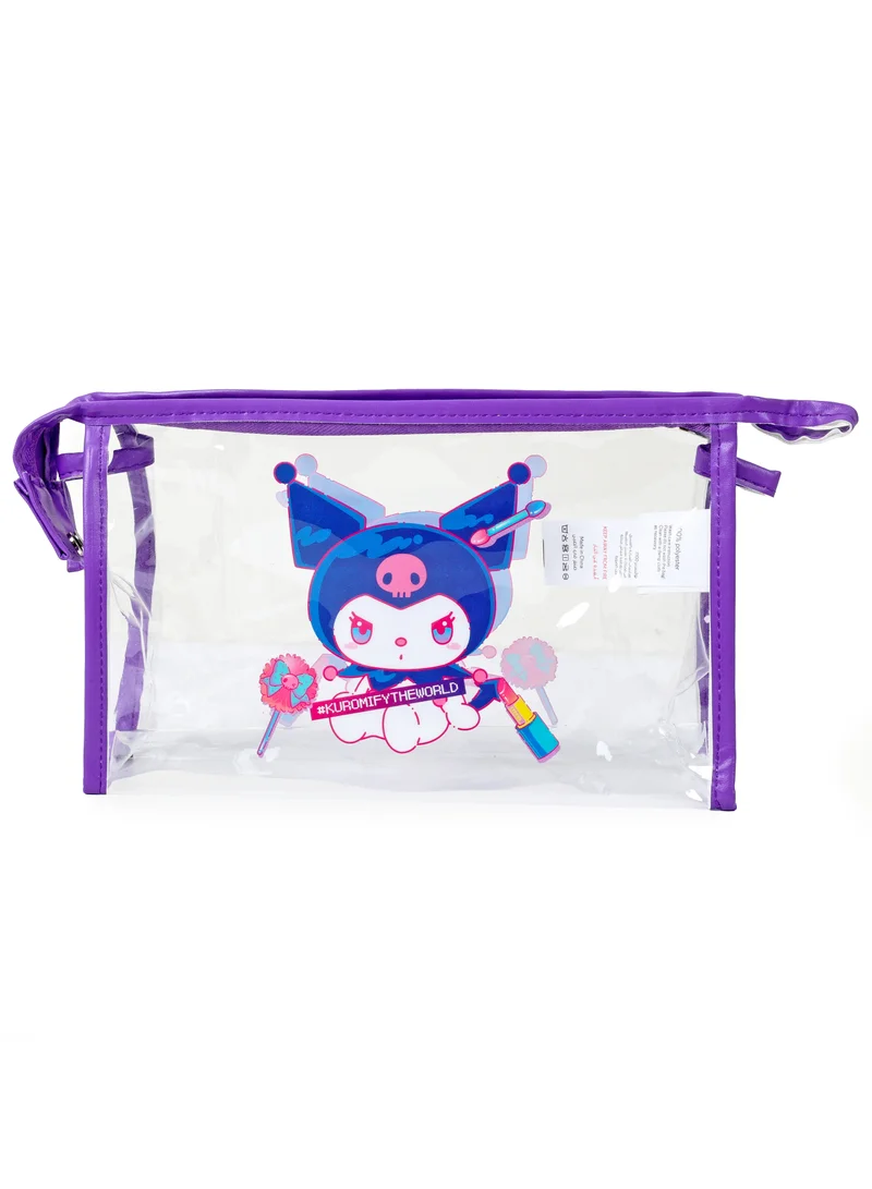 Sanrio Sanrio Kuromi Transparent Cosmetic Bag