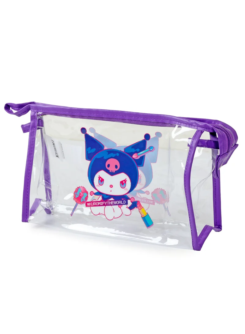 Sanrio Sanrio Kuromi Transparent Cosmetic Bag