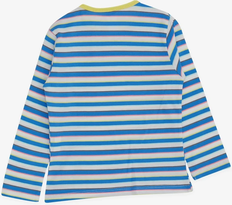 Breeze Baby Boy Long Sleeve T-Shirt with Patchwork Colorful Stripes 9 Months-3 Years, Mixed Color