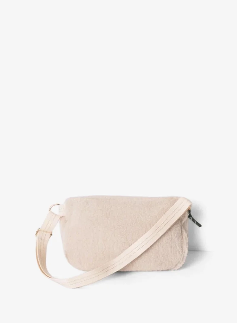 Women'secret Beige Faux shearling bag for Women | Best Price UAE