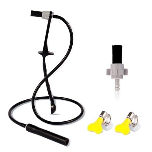 Abeskch Coffee Machines Steam Cleaning Brush,Featuring a Scoop-Shaped end and Removable Heat-Resistant Brush Head, Steam Wand Descaling and Cleaning Tool Suitable for Espresso Machines - Image 1