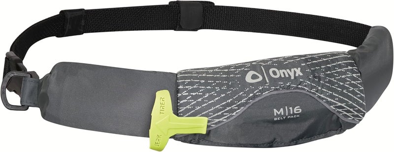 Onyx M-16 Manual Inflatable Belt Pack, U.S. Coast Guard Approved, Low Profile, Compact Design, Approved for users 16 years and older; and over 80 pounds - Image 1