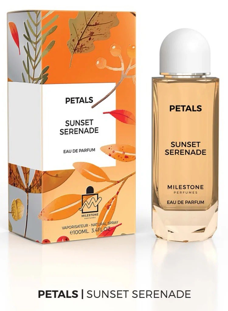 Milestone Petals Sunset Serenade Eau De Parfum For Women - 100 ML