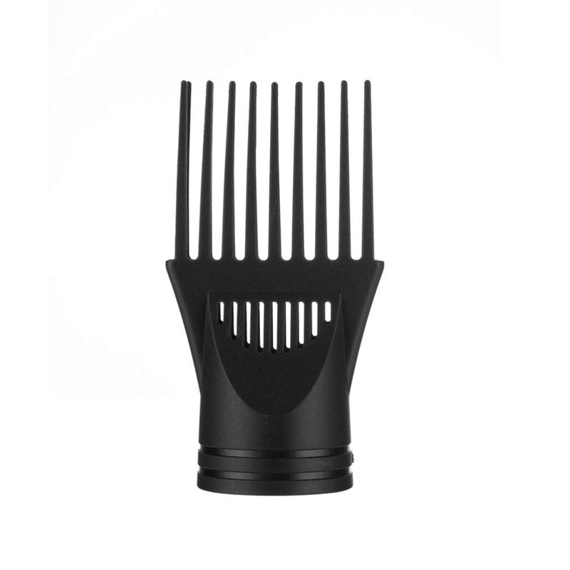 comfrt 3PCS/Set Hair Dryer Comb Attachment Professional Hair Dryer Comb Nozzle Hairdressing Styling Salon Tool for Barber Shop blow dryer attachment(Black) - Image 2