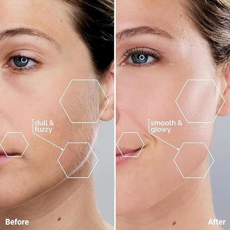 Facial Hair Remover For Women Upgraded,Painless Rechargeable Razor,Mini Pocket Style,For Elegance Fashion Ladies（Two Replacement Heads） - Image 2