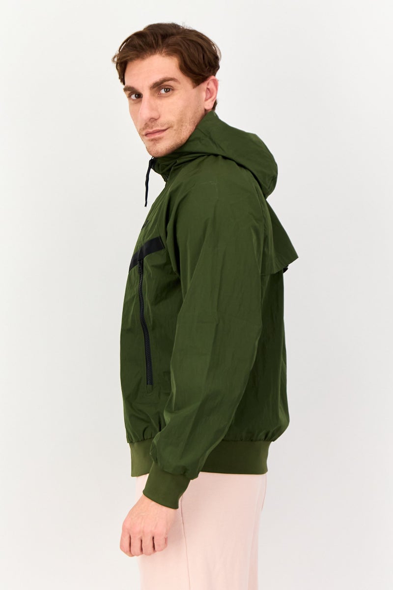 Nike Men Sportswear Fit Long Sleeve Training Jacket, Green - Image 2