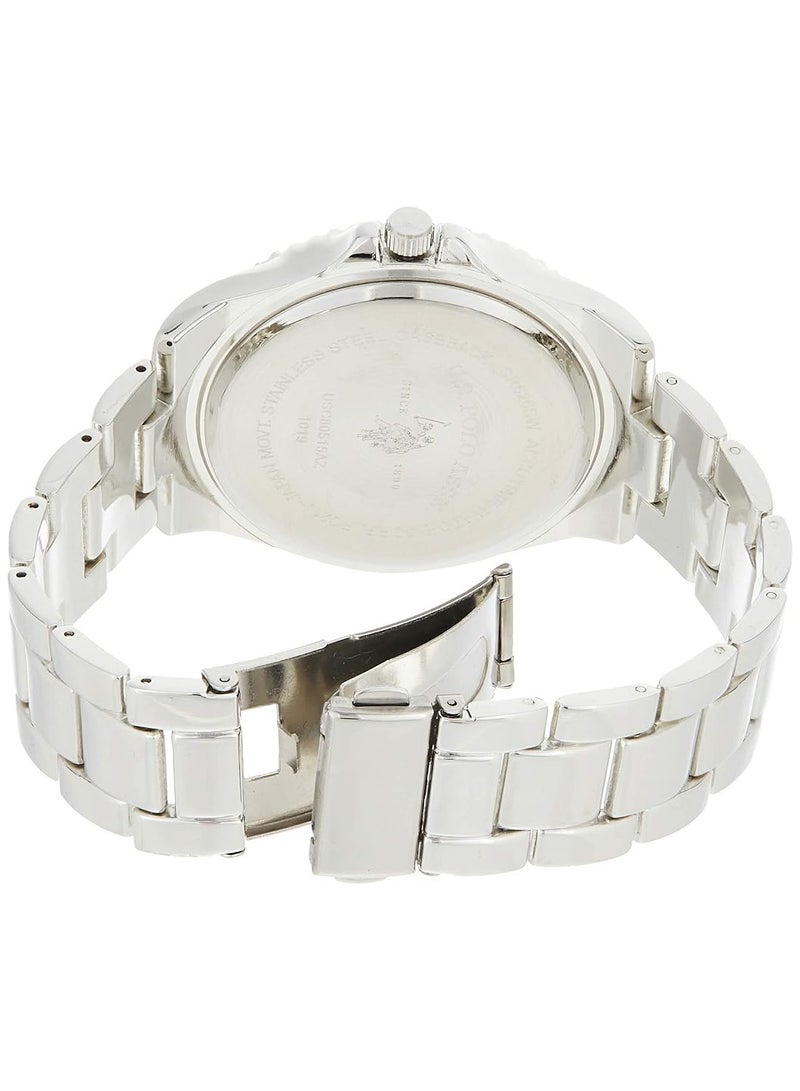 U.S. Polo Assn. Men's Quartz Alloy Metal Black Dial Watch USC80515 - Image 4