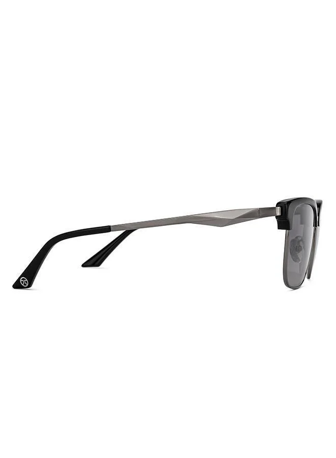 John Jacobs Full Rim Rectangular Stylish & Premium Sunglasses 100% UV Protected Unisex Wide JJ S16502