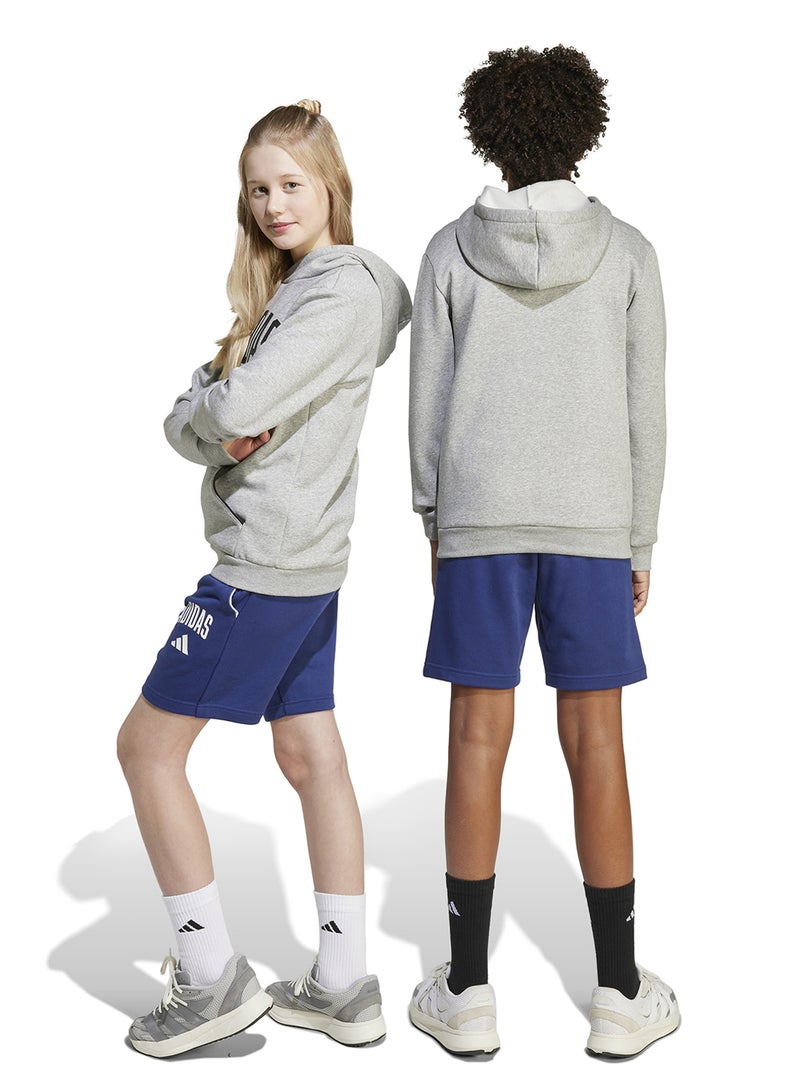 Adidas Youth Seasonal Esesntial Collegiate Typography Shorts  - Image 2